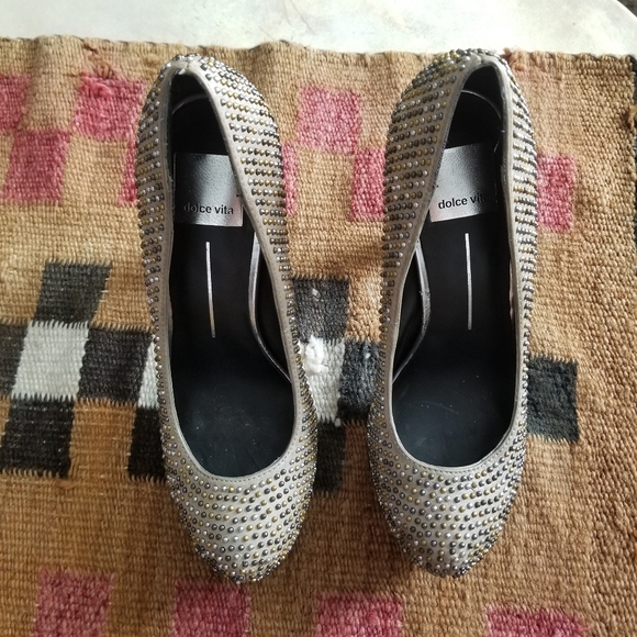 Dolce Vita Brenna Studded Platform Pumps SZ 6.5 - Picture 6 of 7